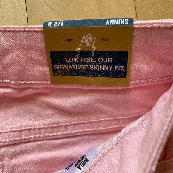 Aeropostale BNWT pink ombre "Bayla" skinny jeans - Picture 3 of 10
